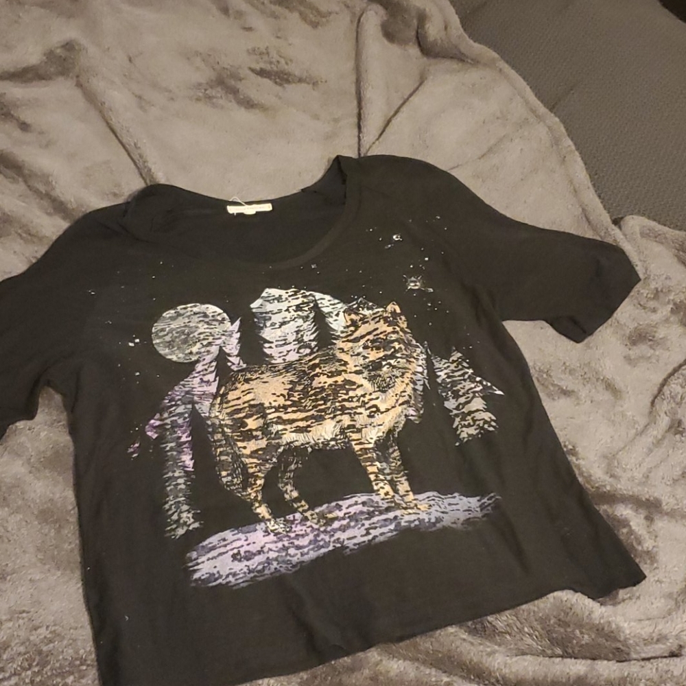 UO Wolf Burnout Tee